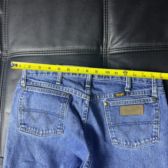 Wrangler George Strait Men's Jeans Blue Denim Straight Leg 13MGSHD Cowboy 33x34 - Picture 14 of 14